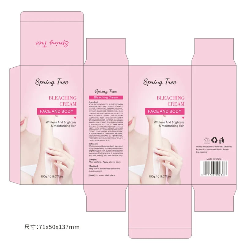 Whole body whitening body lotion