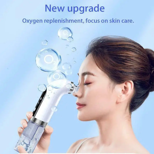 Electric Blackhead Remover Vacuum Cleaner USB Rechargeable Hydrodermabrasion Device Moisturizing safe Painless Facial Skin Tool