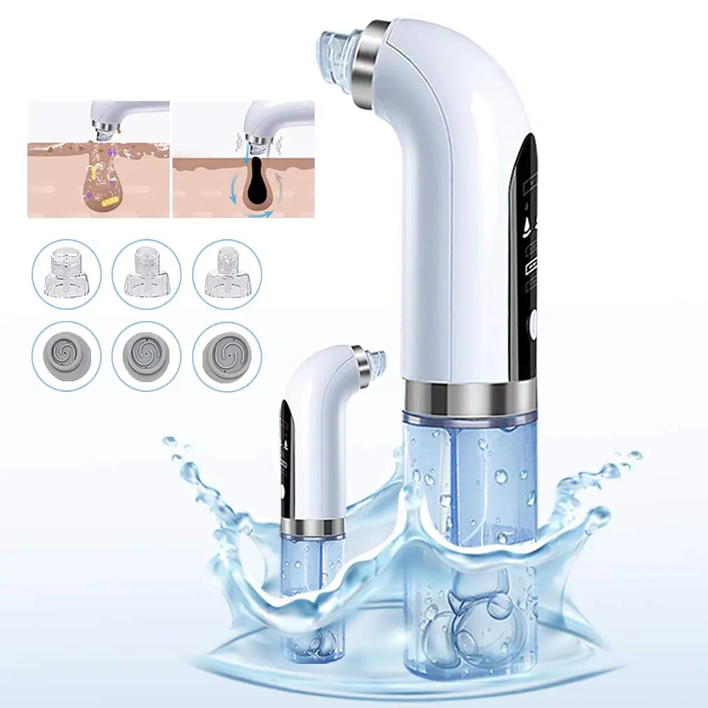 Electric Blackhead Remover Vacuum Cleaner USB Rechargeable Hydrodermabrasion Device Moisturizing safe Painless Facial Skin Tool