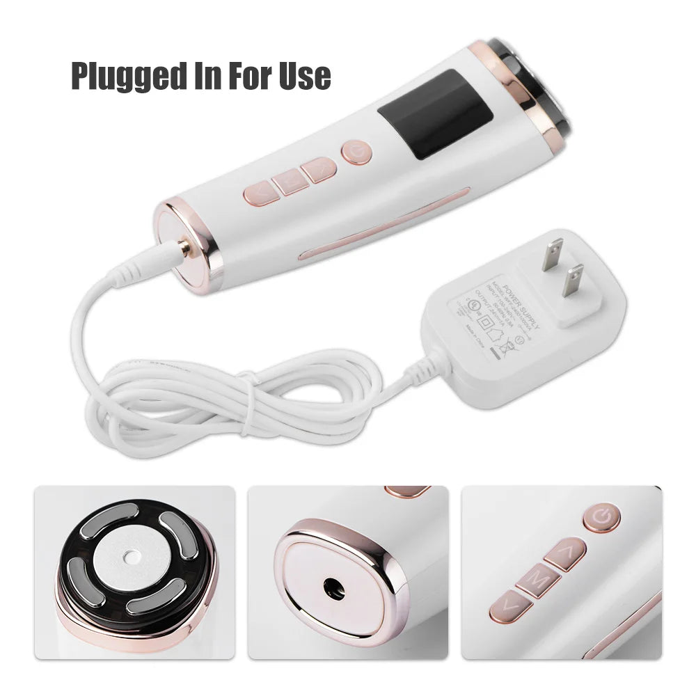 Electric Hifu Face Lifting Ultrasound Lifting Face  Skin Current Tightening EMS Microcurrents Skin Rejuvenation Beauty Care