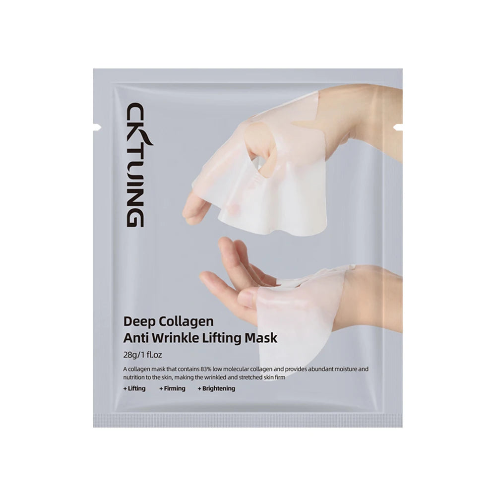 12PCS Collagen Face Mask Deep Hydrating Moisturizing Firming Lifting Facial Masks Anti-aging Split Sheet Mask Korean Skincare