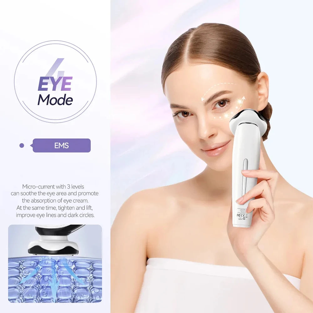 ANLAN EMS Face Massager Lite Microcurrent Eye Beauty Face Lifting Deep Cleaning Hot Compress Vibration Massage Skincare Tool