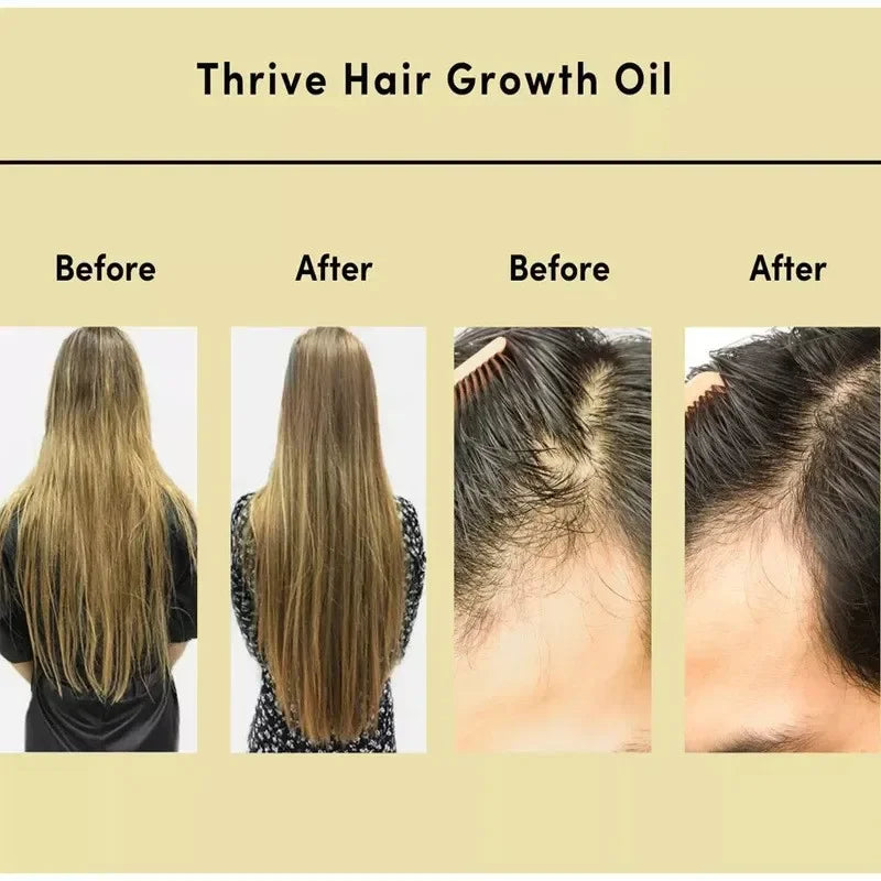 Thrive Hair Oil Hair Care Essential oil Anti-frizz soft repair dry hair care essential oil