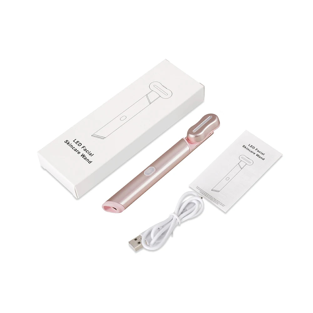 Beauty Eye Massage Device Anti Dark Circle Rechargeable EMS Vibrator Face Lifting Device Skin Care Skin Care 3-in-1 Function