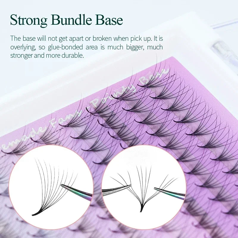 SONG LASH 12 Rows Pointy Base Premade Thin Eyelash