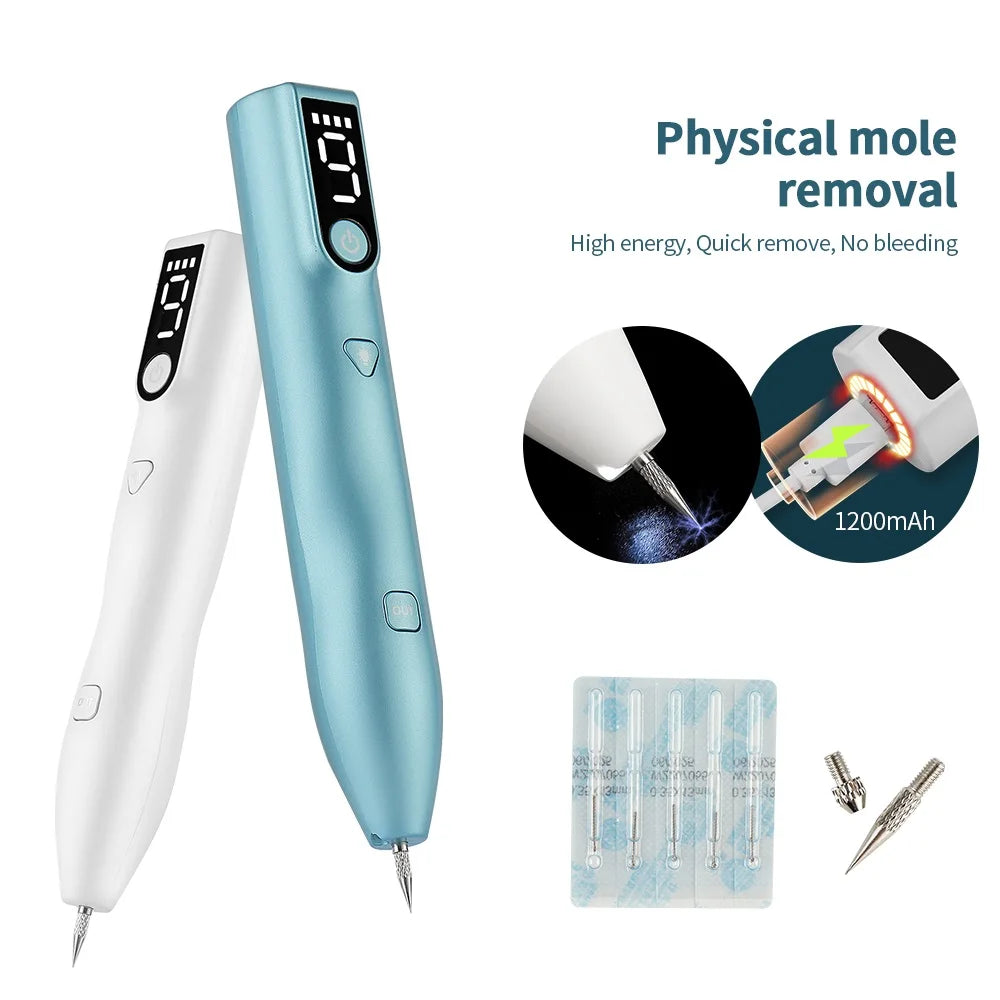 Laser Plasma Pen Freckle Remover Machine LCD Mole Removal Dark Spot Remover Skin Wart Tag Tattoo Remaval Tool Beauty Salon