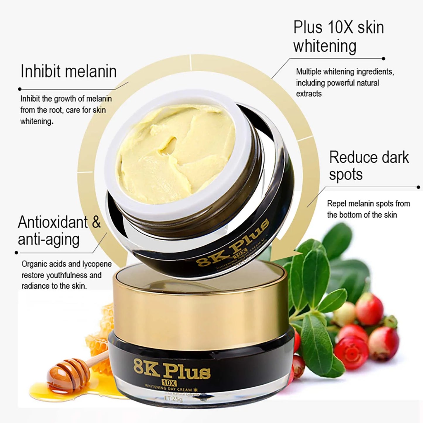 AILKE Whitening Face Cream, Reduce Dark Spots