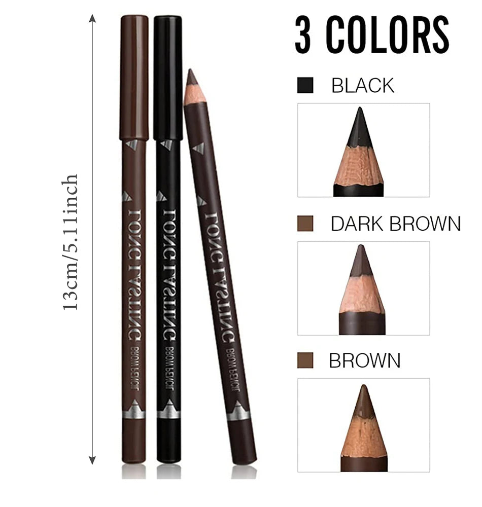 6/12Pcs Waterproof Eye Brow Pencil Women