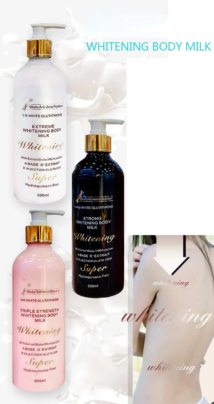 500ml  24 K Gold Glutathione Body Lotion