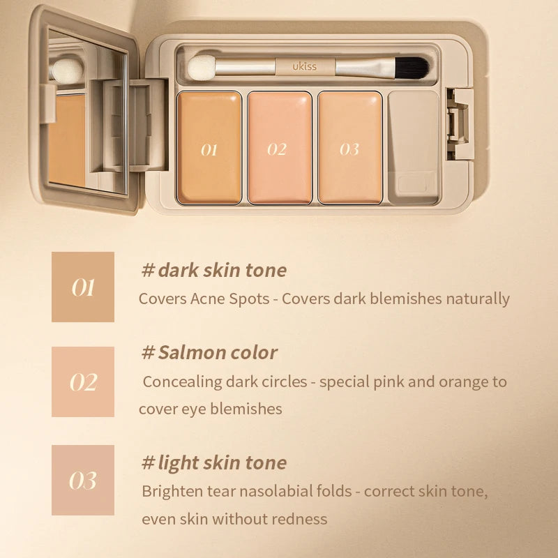 UKISS 3 In 1 Full Coverage Multi Uses Concealer