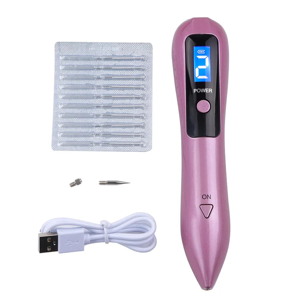 Laser Plasma Pen Freckle Remover Machine LCD Mole Removal Dark Spot Remover Skin Wart Tag Tattoo Remaval Tool Beauty Salon