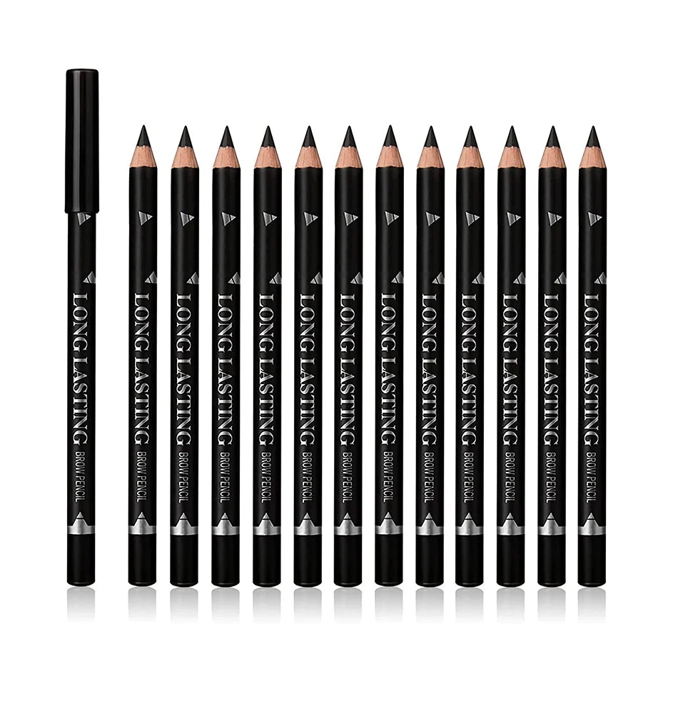 6/12Pcs Waterproof Eye Brow Pencil Women