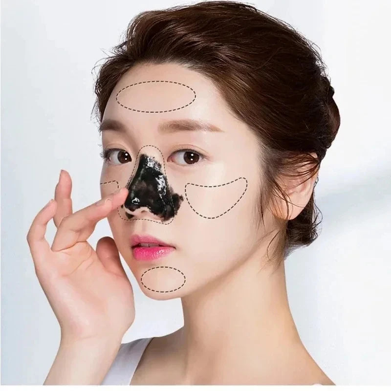 LANBENA Black Mask Blackhead Remover Nose Black Mask Face Care Mud Peel Off Mask Pore Strip Skin Care Oil Control