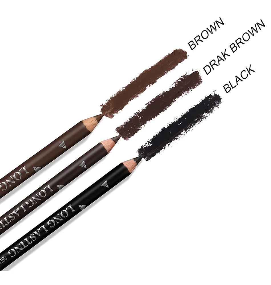 6/12Pcs Waterproof Eye Brow Pencil Women