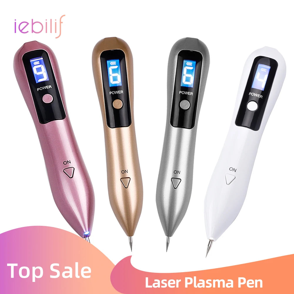 Laser Plasma Pen Freckle Remover Machine LCD Mole Removal Dark Spot Remover Skin Wart Tag Tattoo Remaval Tool Beauty Salon