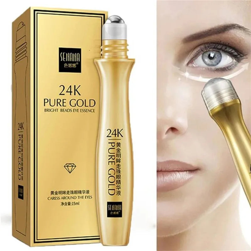 24K Gold Eye Roller Eye Cream Massager