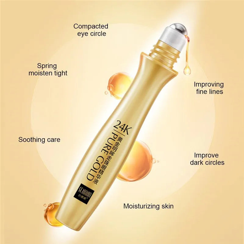 24K Gold Eye Roller Eye Cream Massager