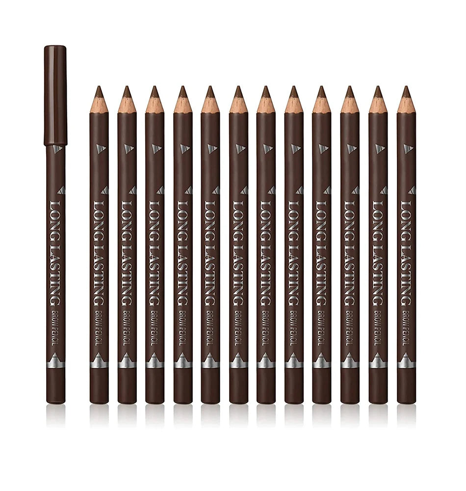 6/12Pcs Waterproof Eye Brow Pencil Women